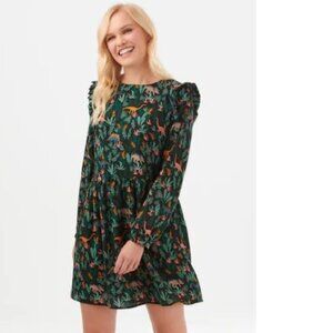 Sugarhill Brighton Kristen Lost Dinosaurs Smock Mini Dress